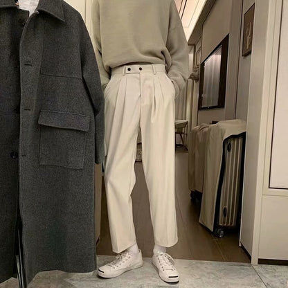 Pendant Straight Tube Vintage Trend Loose Men's Casual Trousers - VEX CLUB HOUSE