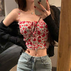 Sweet Hot Girl Floral Camisole Women's Summer Pure Desire - VEX CLUB HOUSE