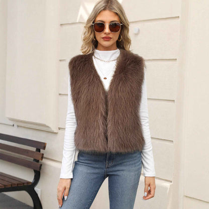 Eco-friendly Faux Fur Vest For Men And Women From Europe And The US - VEX CLUB HOUSE