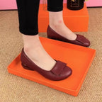 Women's Flat Bottom Leather Fashion Casual Shoes - VEX CLUB HOUSE