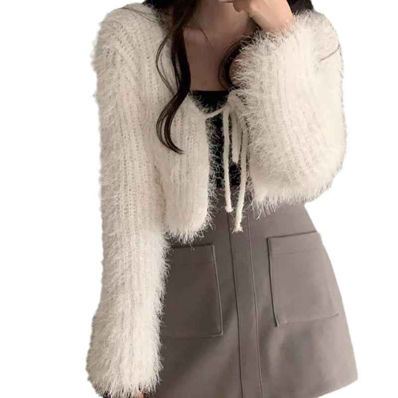 Women's Short Sweater Cardigan Top - VEX CLUB HOUSE