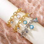 Women's Fashion Starfish Pearl Shell Fishtail Multi-pendant Necklace Bracelet - VEX CLUB HOUSE