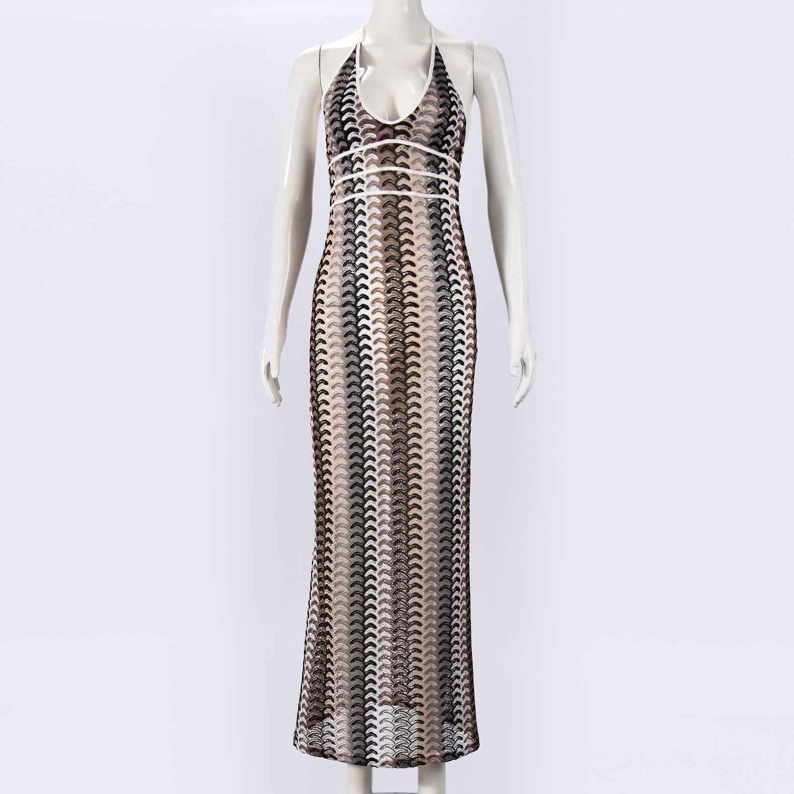 Striped Sexy & Stylish Camisole Dress For Women - VEX CLUB HOUSE