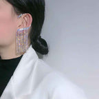 Earrings Long Earrings Rhinestone Tassel Earrings Women - VEX CLUB HOUSE