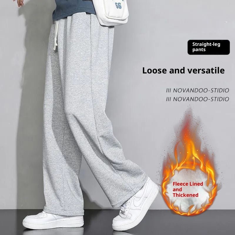 New Loose Straight Gray Sweatpants Spring And Autumn - VEX CLUB HOUSE