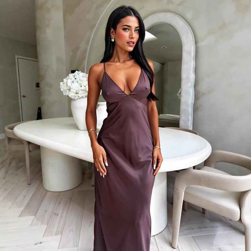 Elegant Waist-cinching Fashion Dress For Women - VEX CLUB HOUSE