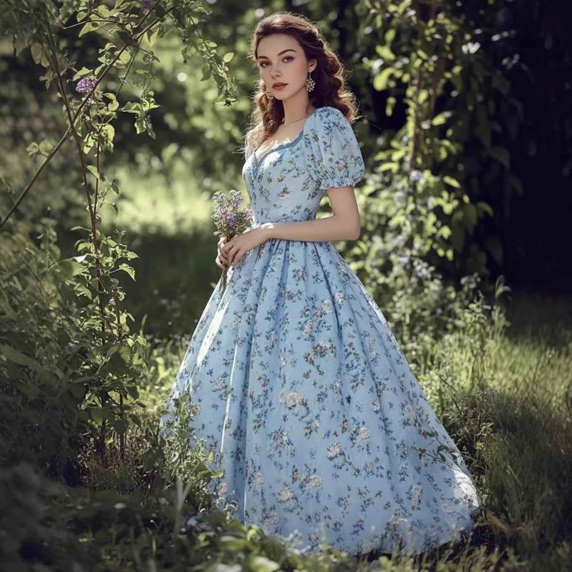 Womens Bohemian Casual V-Neck Short-Sleeve Dress - VEX CLUB HOUSE