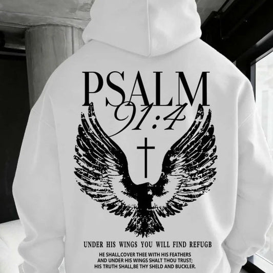 Casual Loose-fitting  Hooded Sweatshirt For Warmth - VEX CLUB HOUSE