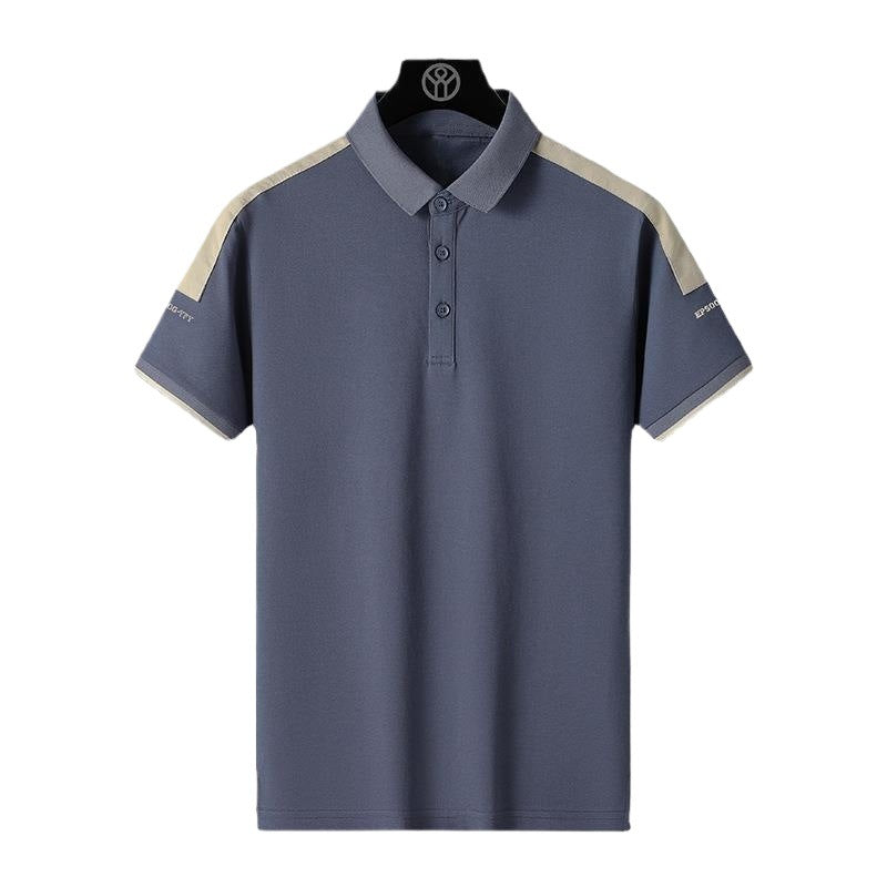 Short Sleeve Lapel T-shirt Round Neck Loose T-shirt Trendy - VEX CLUB HOUSE