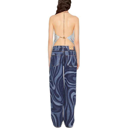 New Spring Summer Halterneck Bra With Positioning Print - VEX CLUB HOUSE