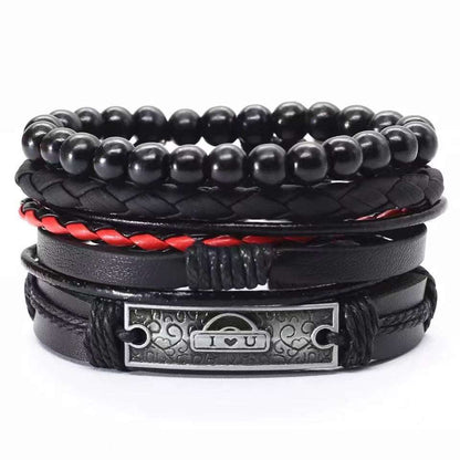 Multi-layer Bracelet Set Vintage-style Jewelry For Men - VEX CLUB HOUSE