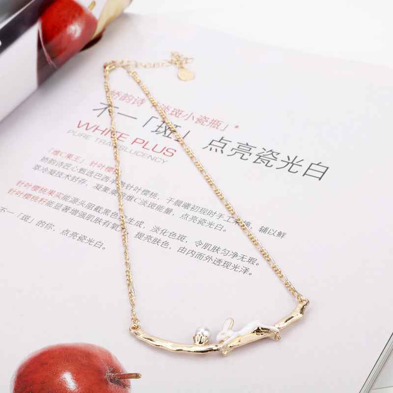 Japanese Pearl Painting Oil Rabbit Bracelet Women Bracelet Bracelet
