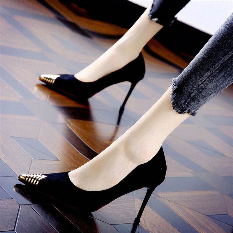 Women's Stiletto New Versatile Metal Pointed Toe High Heels - VEX CLUB HOUSE