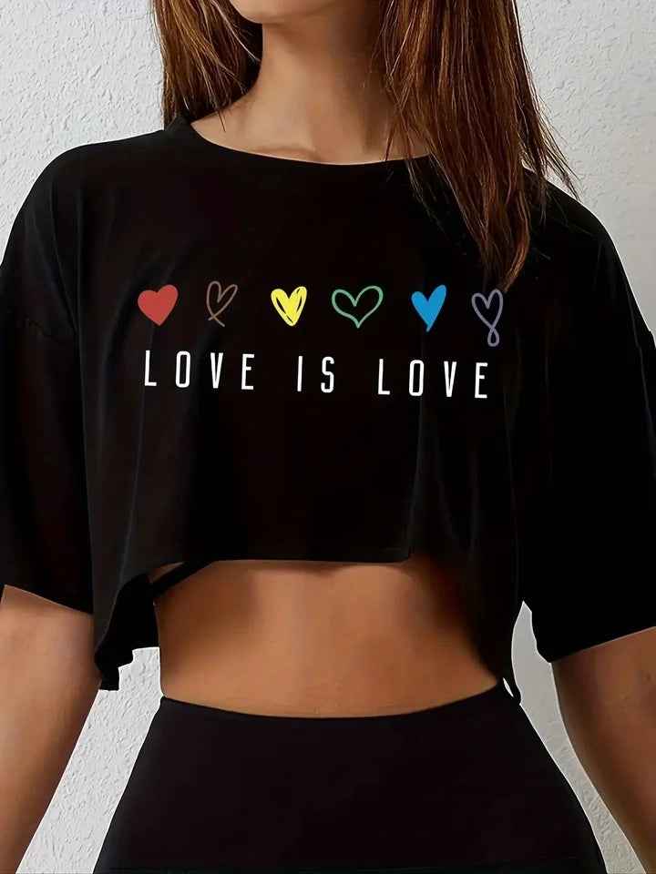 Womens Casual Loose-fitting Breathable Crop Top - VEX CLUB HOUSE