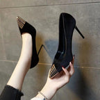 Women's Stiletto New Versatile Metal Pointed Toe High Heels - VEX CLUB HOUSE