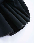 High Waist Pu Leather Skirt Is Thin And Pleated - VEX CLUB HOUSE