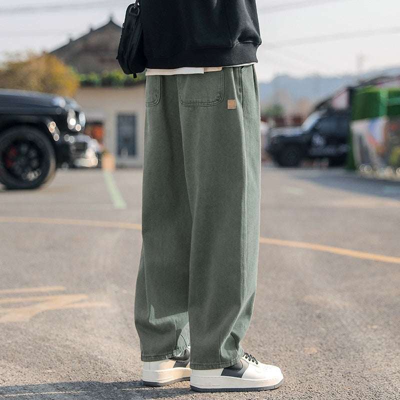 Men's Loose Cargo Pants Straight Casual Trousers - VEX CLUB HOUSE